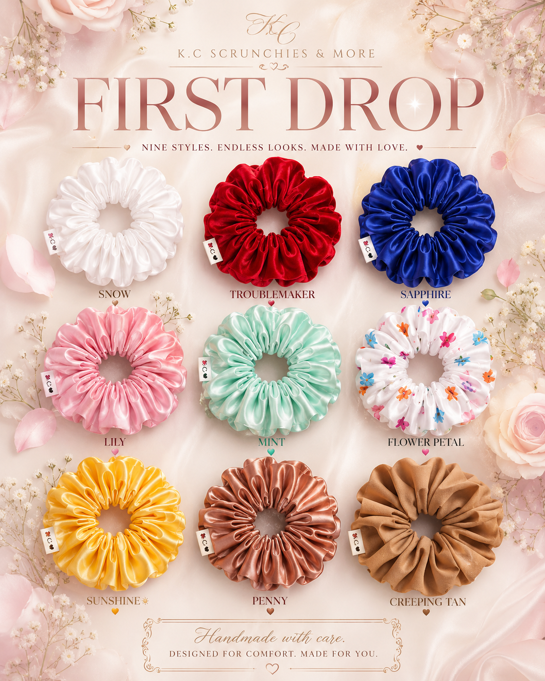 KC Scrunchies — First Drop