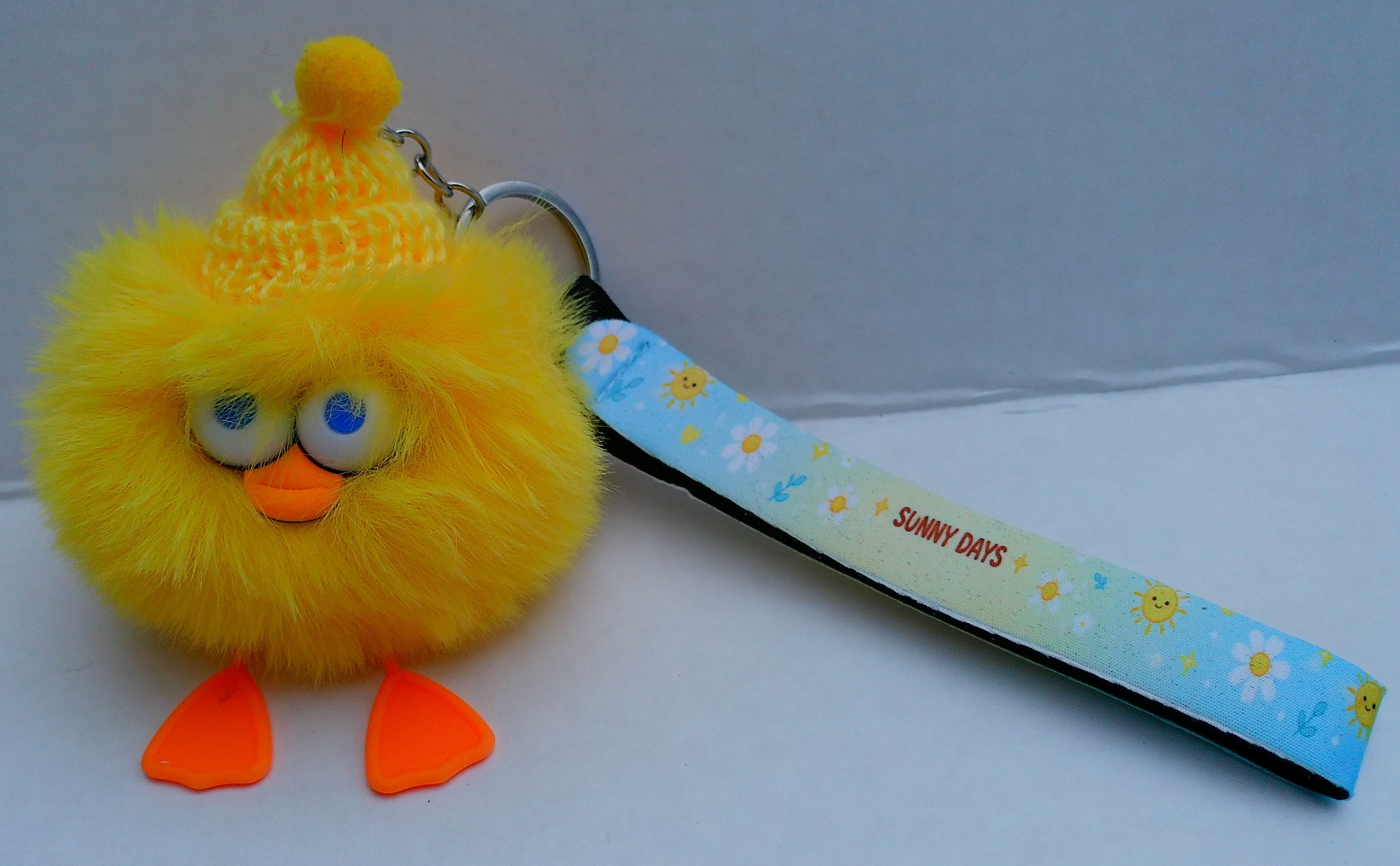 "Sunny Days" Plush Buddy Wristlet Keychain