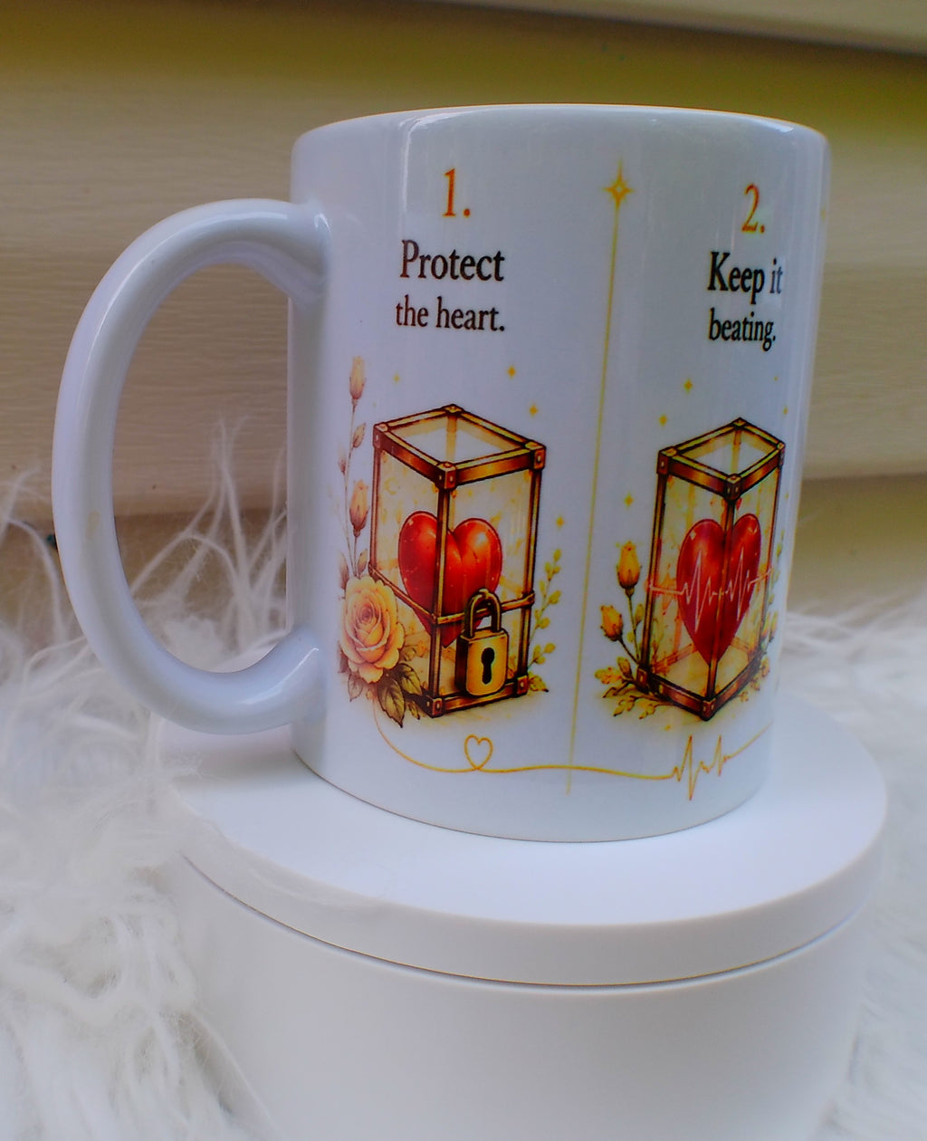 Heart in a Box — Healing & Love Sublimation Mug