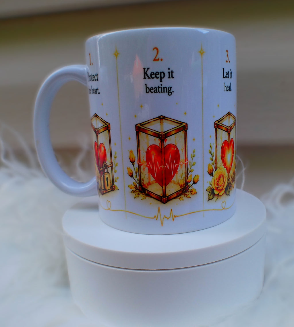 Heart in a Box — Healing & Love Sublimation Mug