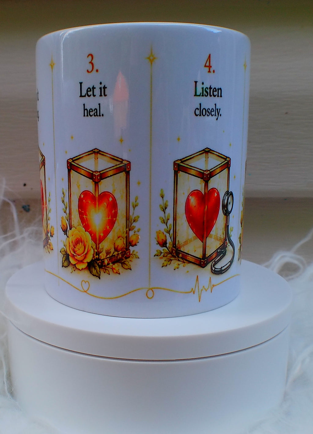 Heart in a Box — Healing & Love Sublimation Mug