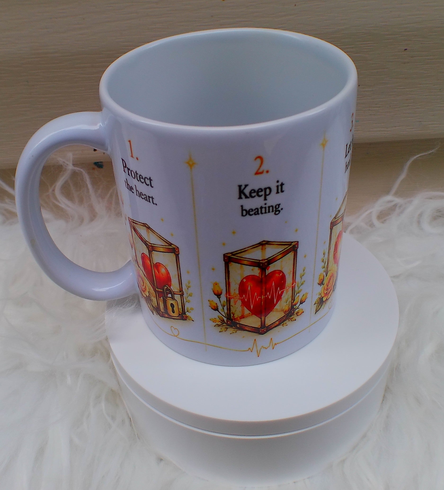 Heart in a Box — Healing & Love Sublimation Mug