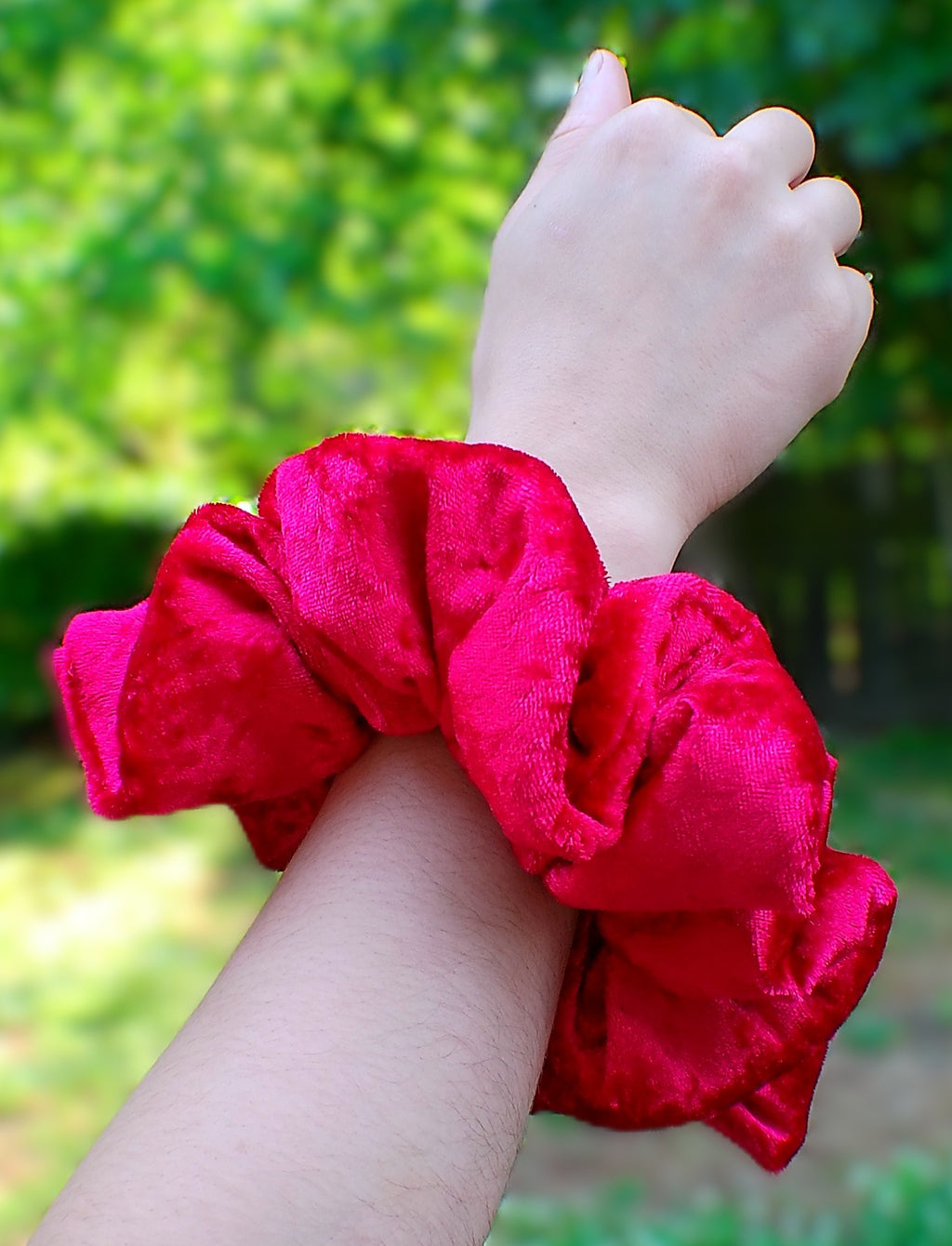Troublemaker — Red Velvet Oversized Scrunchie