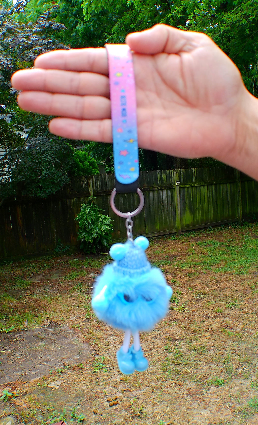 "Bestie Mode" Plush Buddy Wristlet Keychain