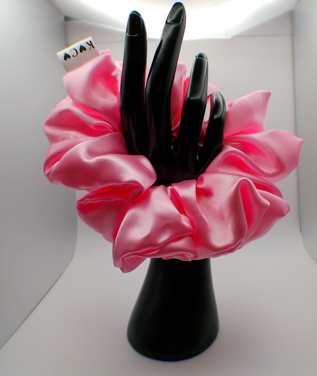 Lily – Large Charmeuse Satin Handmade Scrunchie