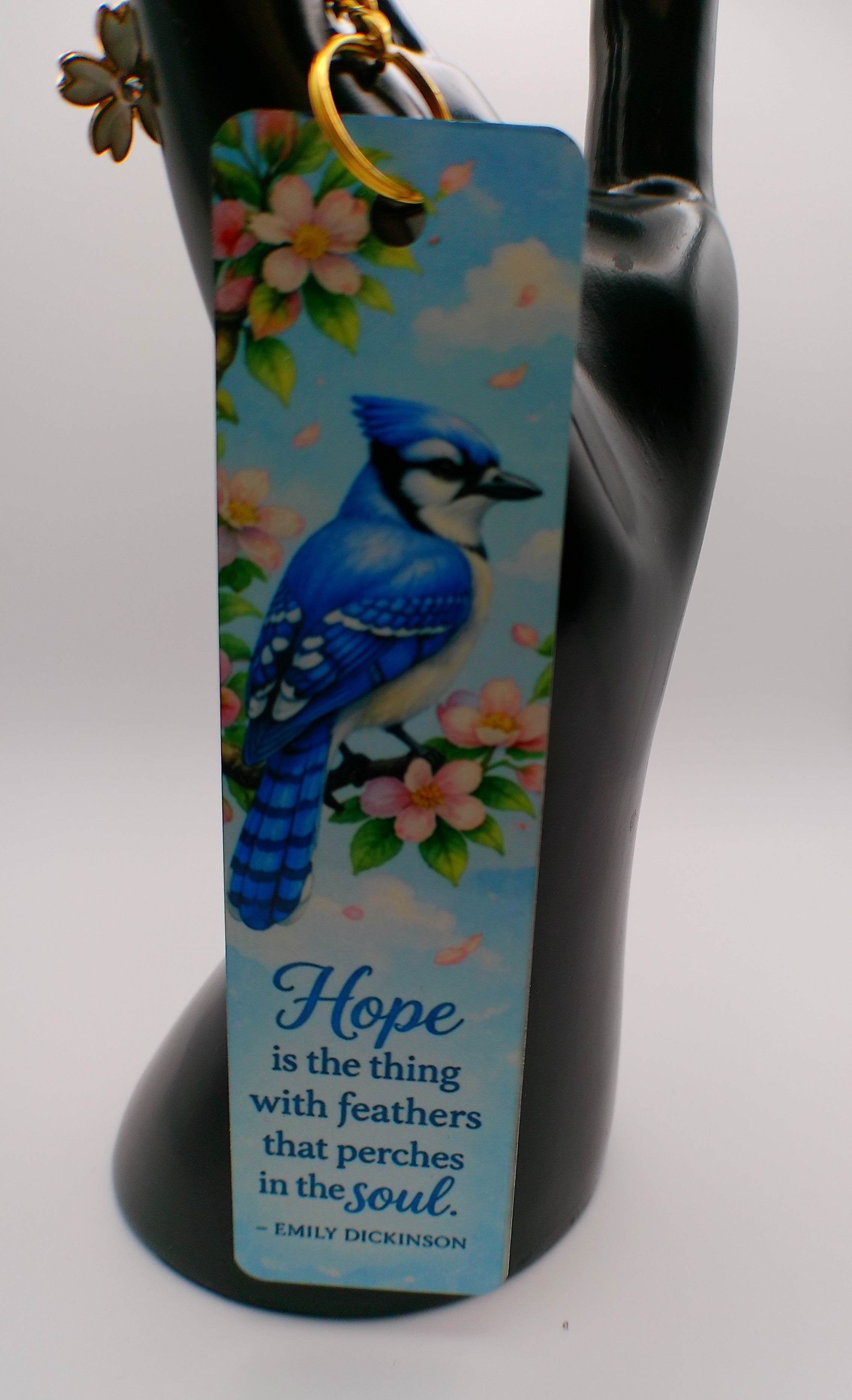 Where You Lead, I Will Follow — Blue Jay Sublimation Bookmark