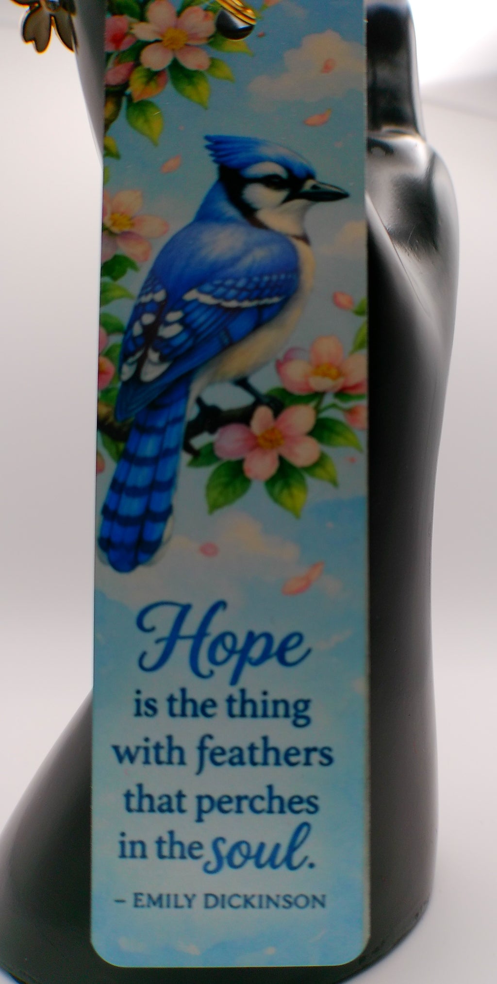 Where You Lead, I Will Follow — Blue Jay Sublimation Bookmark