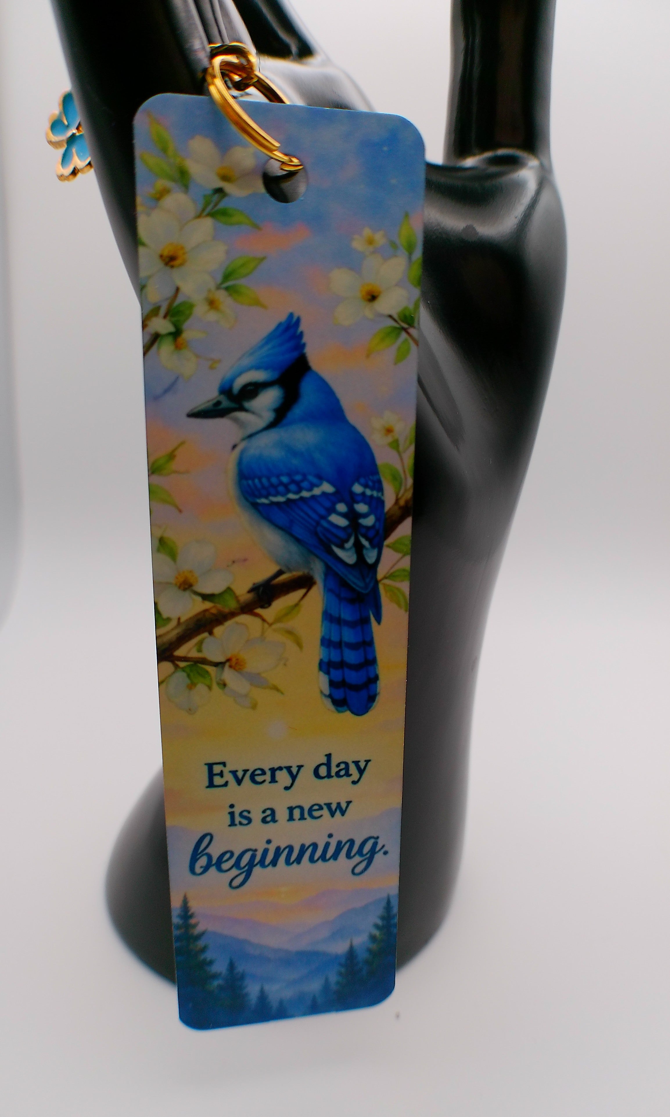 Where You Lead, I Will Follow — Blue Jay Sublimation Bookmark