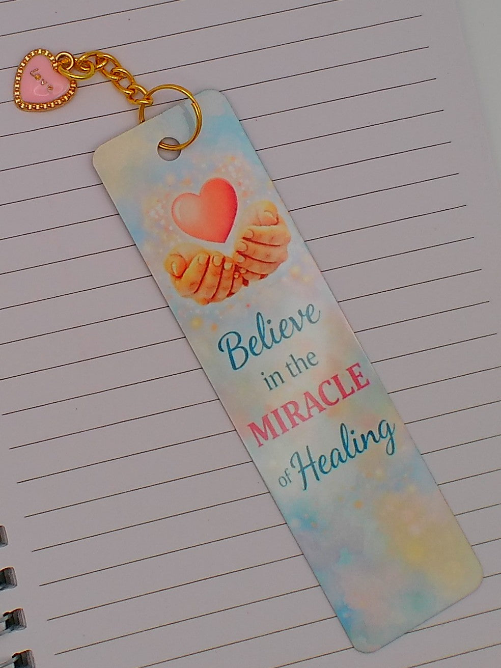 Believe in the Miracle – Sublimated Bookmark