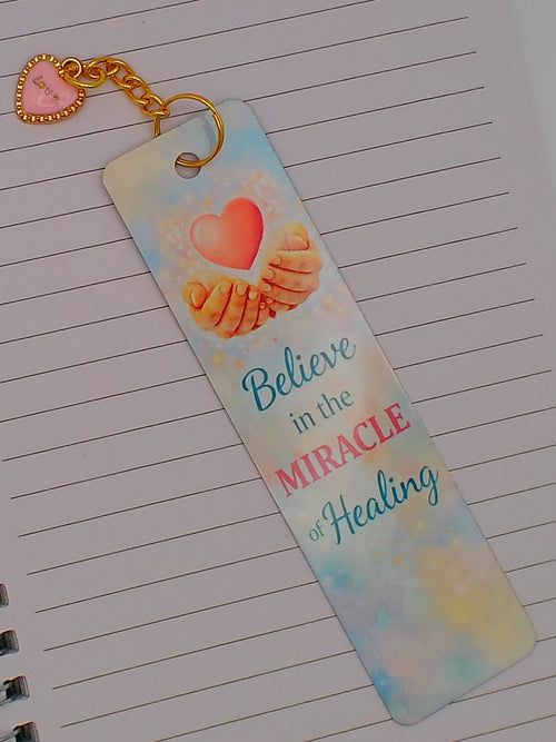 Believe in the Miracle – Sublimated Bookmark