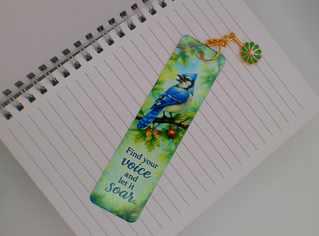 Find Your Voice – Sublimated Bookmark
