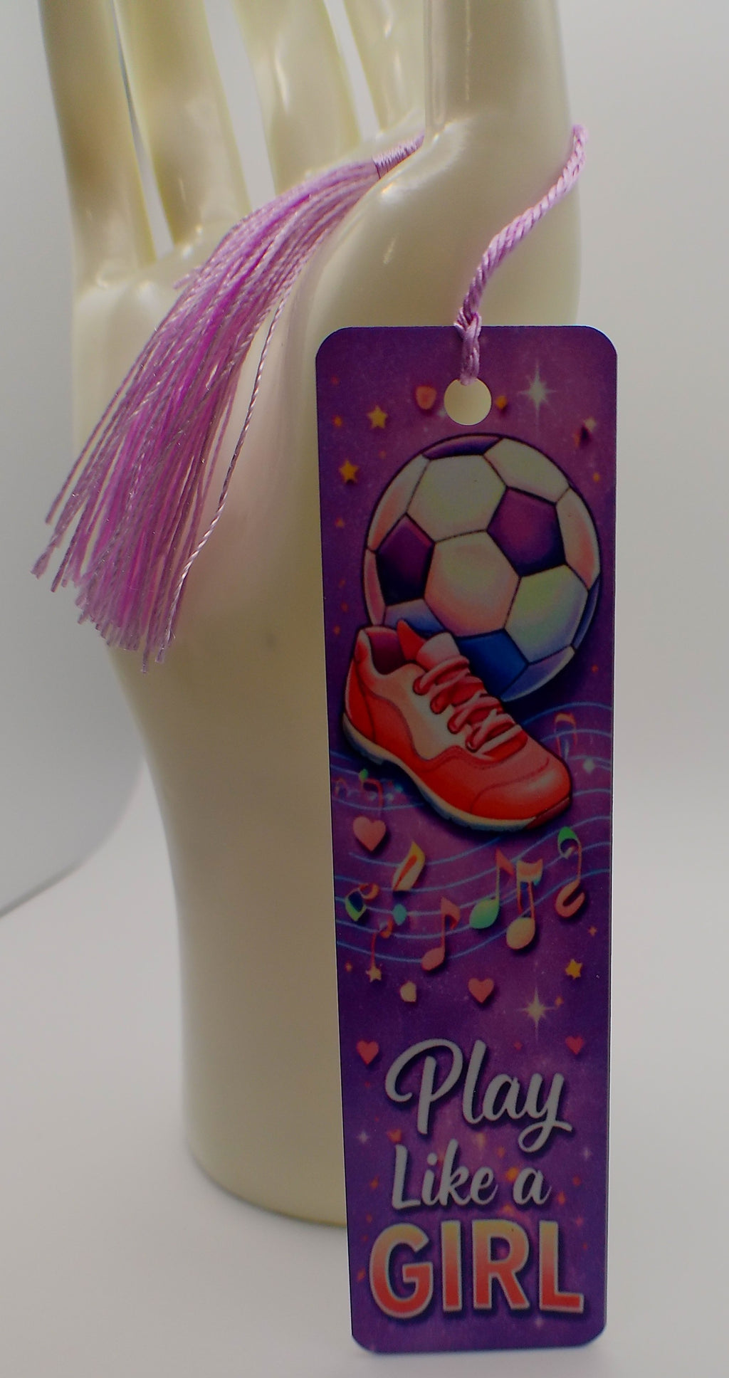 Play Like a Girl — Soccer Bookmark