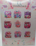 It's a Beautiful Day to Save Lives Holographic Sticker Sheet