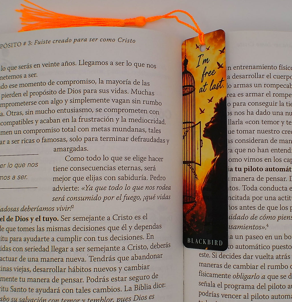 Blackbird — I'm Free at Last Bookmark