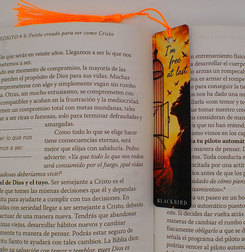Blackbird — I'm Free at Last Bookmark