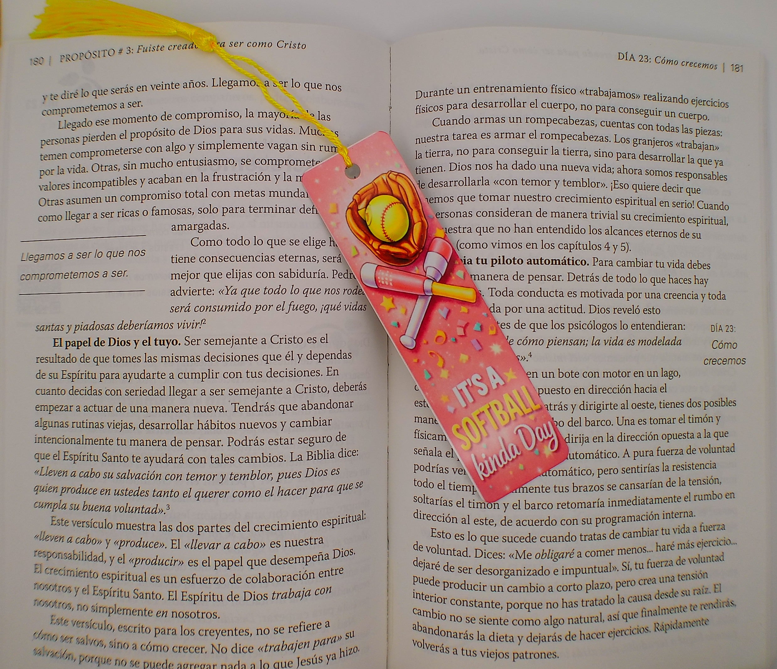 It's a Softball Kinda Day Bookmark