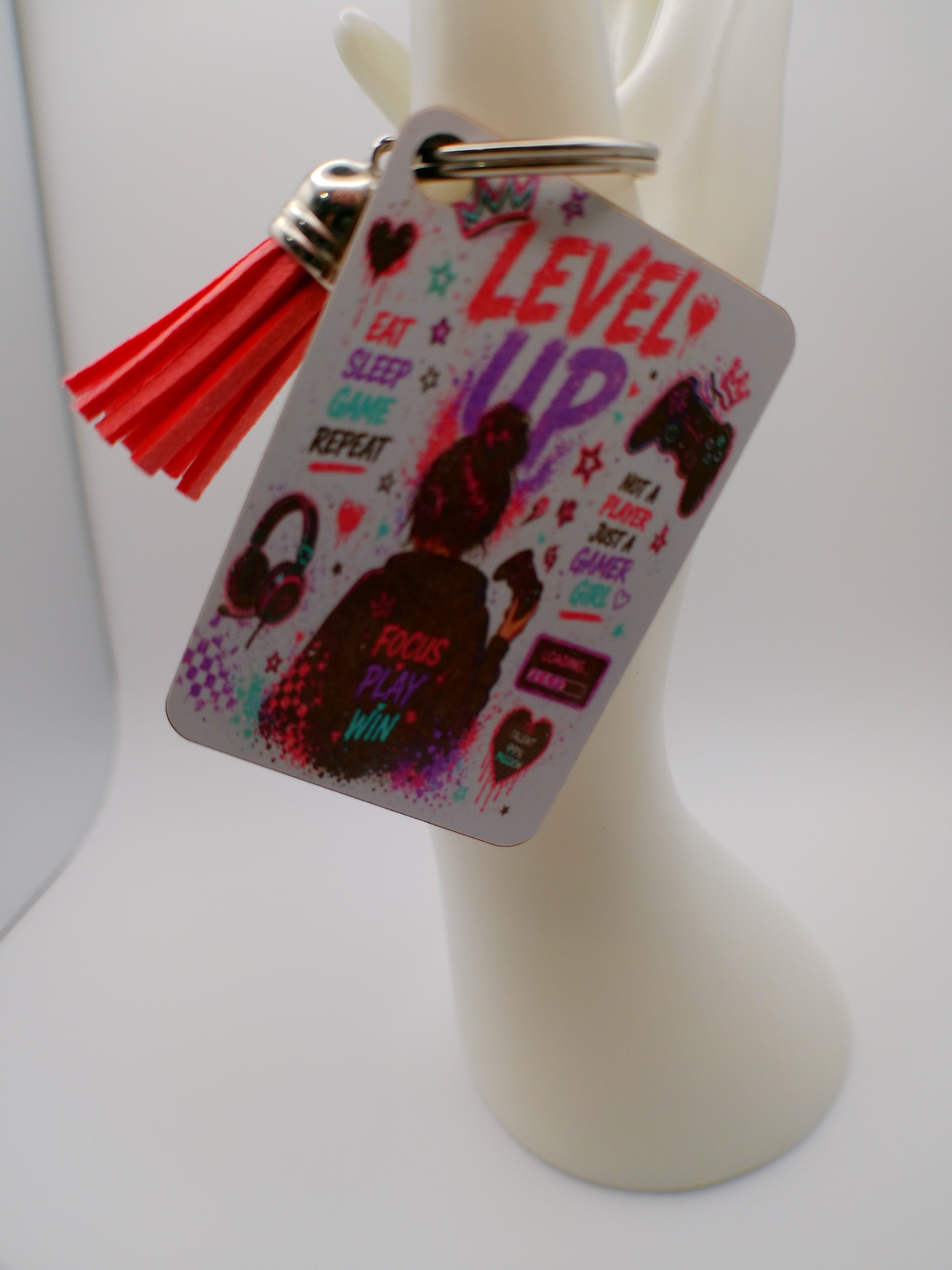Level Up – MDF Sublimation Keychain