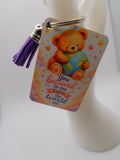 You Believed in Me Before the World Did – MDF Sublimation Keychain