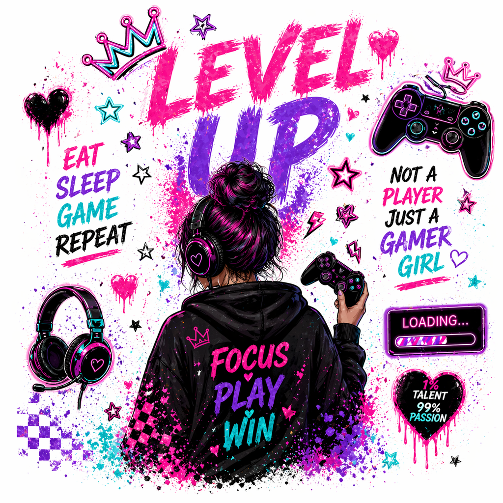 Level Up Gamer Girl Shirt