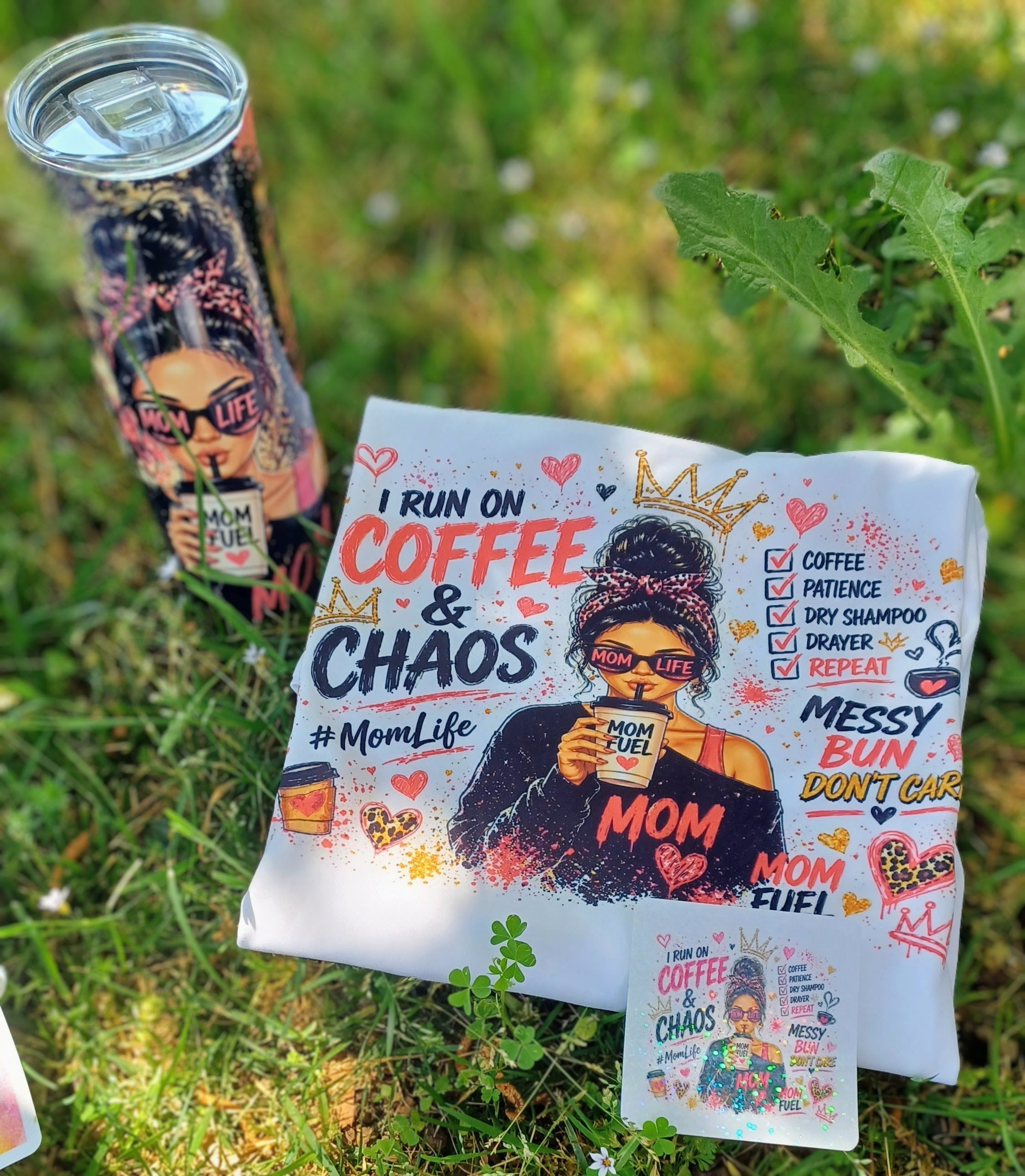 I Run on Coffee & Chaos — #MomLife Gift Bundle