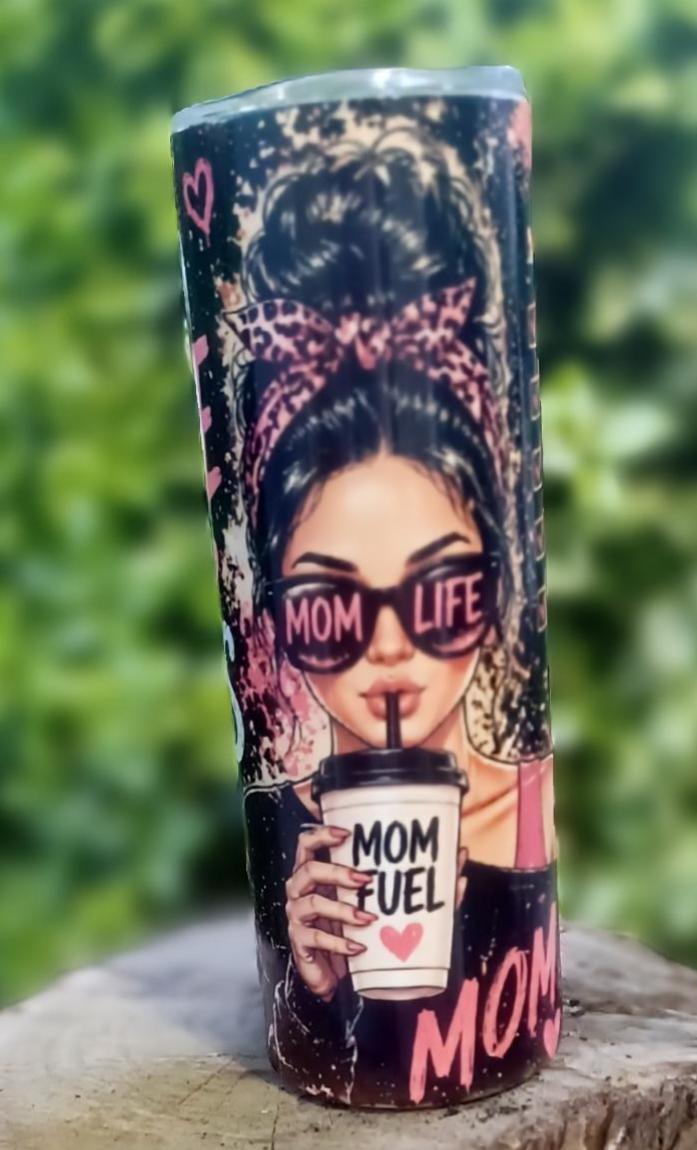 Mom Fuel – 20 oz Sublimation Tumbler