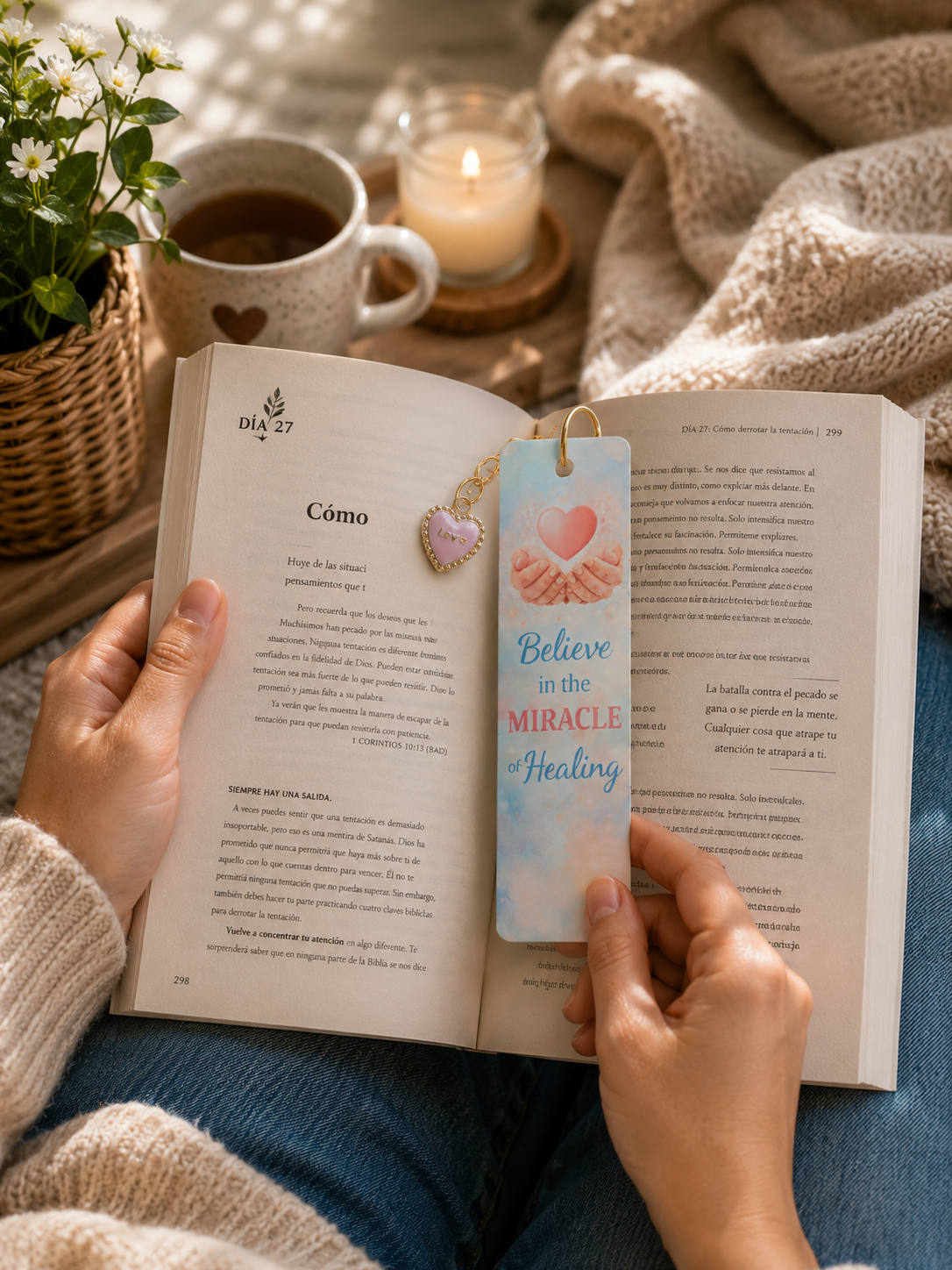 Believe in the Miracle of Healing — Sublimation Bookmark
