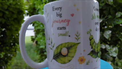 Transformation Takes Time — Inspirational Sublimation Mug
