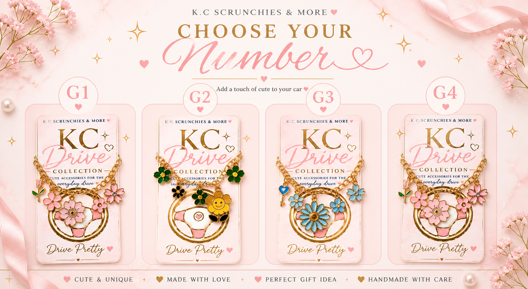 KC Drive Collection – Steering Wheel Charm Chain
